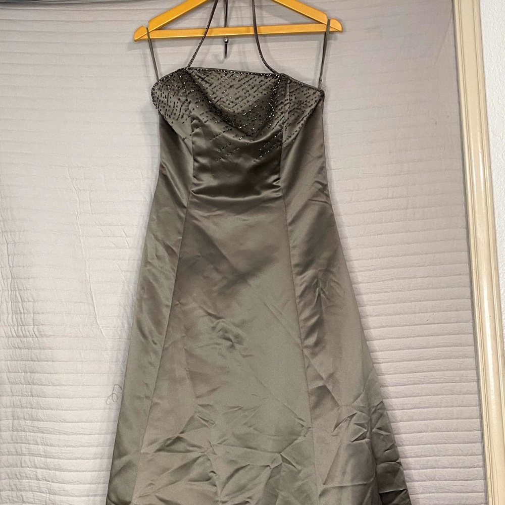 Women's Long Gray Dress